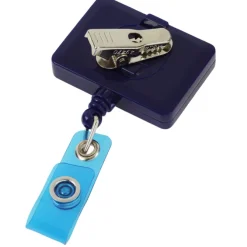 Jumbo Retractable Badge Holder - 40 inches - Rectangle - Opaque - Label