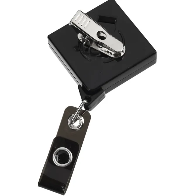 Jumbo Retractable Badge Holder - 40 inches - Diamond - Label