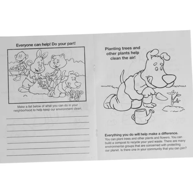 Keep Our Environment Clean Coloring Book