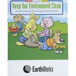 Keep Our Environment Clean Coloring Book - 24 hr
