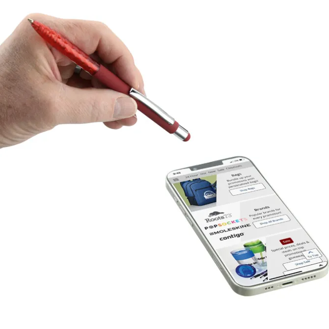 Kelcey Soft Touch Stylus Metal Pen