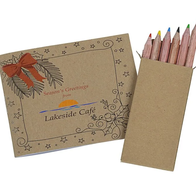 Kid's Coloring Book To-Go Set - Holiday - Full Color - 24 hr