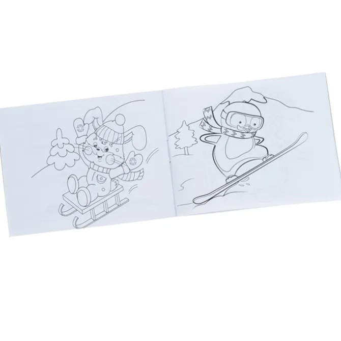 Kid's Coloring Book To-Go Set - Holiday - Full Color - 24 hr