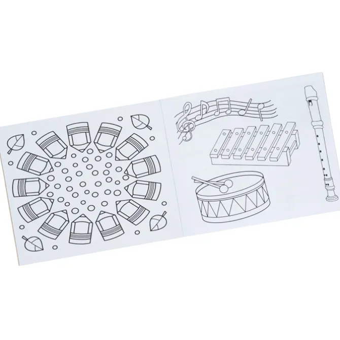 Kid's Coloring Book To-Go Set - School - Full Color - 24 hr