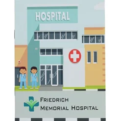 Kid's Reusable Sticker Activity Book - Hospital