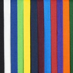 Knit Cotton Lanyard - 3/4 inches - 2 Bulldog Clips