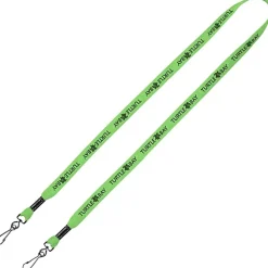 Knit Cotton Lanyard - 5/8 inches - 2 Swivel Hooks
