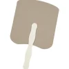 Kraft Back Hand Fan - Slice