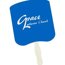Kraft Back Hand Fan - Slice