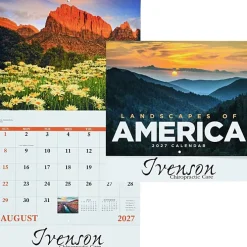 Landscapes of America Calendar - Stapled