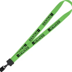 Lanyard - 7/8 inches - 32 inches - Large Metal Bulldog Clip