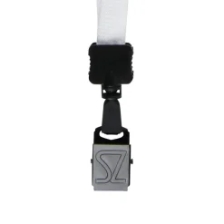 Lanyard - 5/8 inches - 32 inches - Large Metal Bulldog Clip - 24 hr