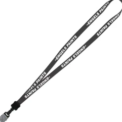 Lanyard - 5/8 inches - 32 inches - Large Metal Bulldog Clip - 24 hr