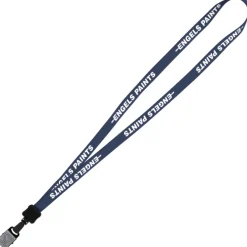 Lanyard - 5/8 inches - 32 inches - Large Metal Bulldog Clip - 24 hr