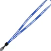 Lanyard - 5/8 inches - 36 inches - Large Metal Bulldog Clip - 24 hr