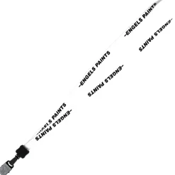 Lanyard - 5/8 inches - 36 inches - Large Metal Bulldog Clip - 24 hr