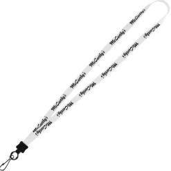 Lanyard - 5/8 inches - 34 inches - Metal Swivel Snap Hook