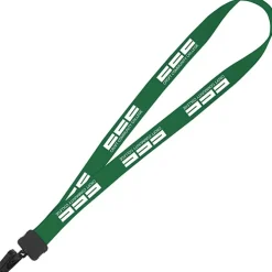Lanyard - 7/8 inches - 32 inches - Plastic Bulldog Clip