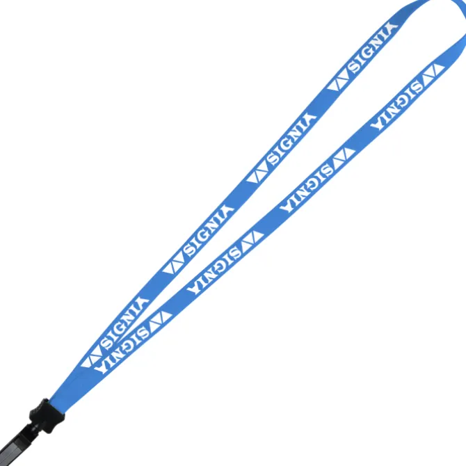 Lanyard - 5/8 inches - 32 inches - Plastic Bulldog Clip