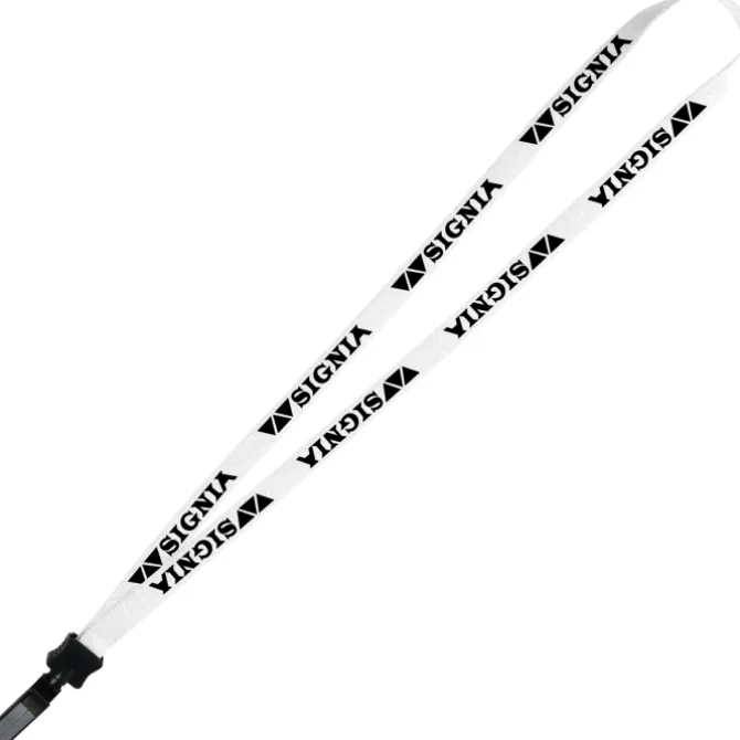 Lanyard - 5/8 inches - 32 inches - Plastic Bulldog Clip