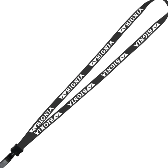 Lanyard - 5/8 inches - 32 inches - Plastic Bulldog Clip