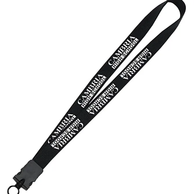Lanyard - 7/8 inches - 32 inches - Snap Buckle Release - 24 hr