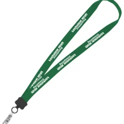 Lanyard - 7/8 inches - 32 inches - Snap with Metal Bulldog Clip