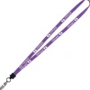 Lanyard - 5/8 inches - 34 inches - Snap with Metal Bulldog Clip
