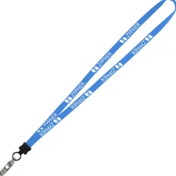 Lanyard - 5/8 inches - 34 inches - Snap with Metal Bulldog Clip