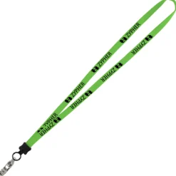 Lanyard - 5/8 inches - 34 inches - Snap with Metal Bulldog Clip