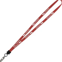 Lanyard - 5/8 inches - 36 inches - Snap with Metal Bulldog Clip