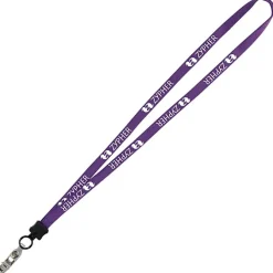 Lanyard - 5/8 inches - 36 inches - Snap with Metal Bulldog Clip