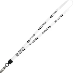Lanyard - 5/8 inches - 36 inches - Snap with Metal Bulldog Clip