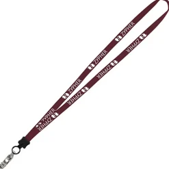Lanyard - 5/8 inches - 36 inches - Snap with Metal Bulldog Clip