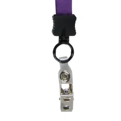 Lanyard - 5/8 inches - 36 inches - Snap with Metal Bulldog Clip - 24 hr