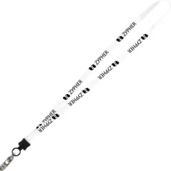 Lanyard - 5/8 inches - 32 inches - Snap with Metal Bulldog Clip - 24 hr