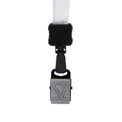Lanyard - 7/8 inch - 36 inches - Large Metal Bulldog Clip