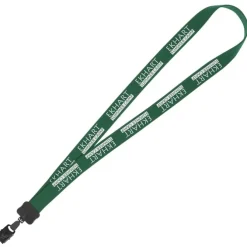 Lanyard - 7/8 inch - 36 inches - Large Metal Bulldog Clip