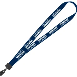 Lanyard - 7/8 inch - 36 inches - Large Metal Bulldog Clip