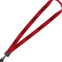 Lanyard - 7/8 inch - 34 inches - Large Metal Bulldog Clip