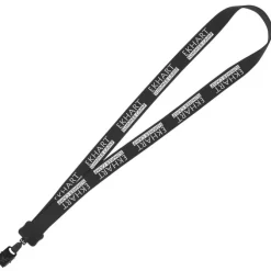 Lanyard - 7/8 inch - 36 inches - Large Metal Bulldog Clip - 24 hr