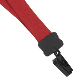 Lanyard - 7/8 inch - 34 inches - Plastic Bulldog Clip