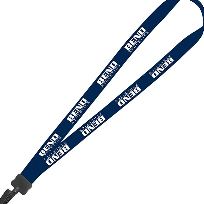 Lanyard - 7/8 inch - 34 inches - Plastic Bulldog Clip