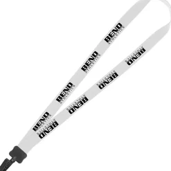 Lanyard - 7/8 inch - 34 inches - Plastic Bulldog Clip