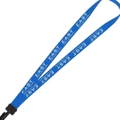 Lanyard - 7/8 inch - 36 inches - Plastic Bulldog Clip