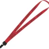 Lanyard - 7/8 inch - 36 inches - Plastic Bulldog Clip - 24 hr