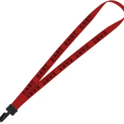 Lanyard - 7/8 inch - 36 inches - Plastic Bulldog Clip - 24 hr