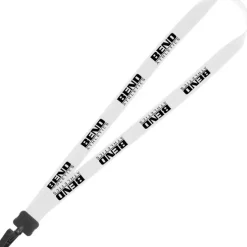 Lanyard - 7/8 inch - 34 inches - Plastic Bulldog Clip - 24 hr