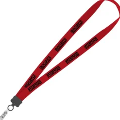Lanyard - 7/8 inch - 34 inches - Snap with Metal Bulldog Clip
