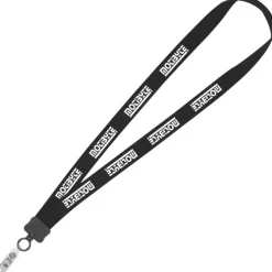 Lanyard - 7/8 inch - 34 inches - Snap with Metal Bulldog Clip